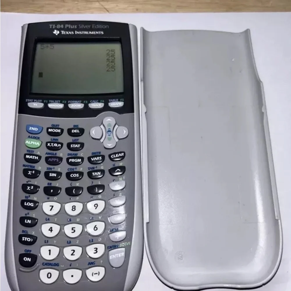 Texas Instruments TI-84 Plus C Ti 89 Graphing Calculator Cover ONLY Tested Black